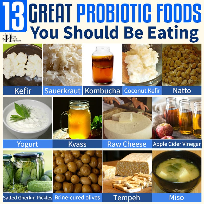13 Great Probiotic Foods You Should Be Eating