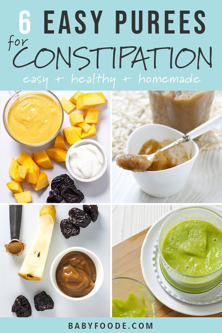 6 Baby Food Purees to Help Relieve Baby