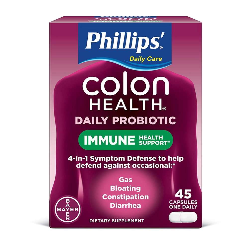6 Pack Phillips Colon Health Daily Probiotic 4 in 1 Immune Support 45 ...