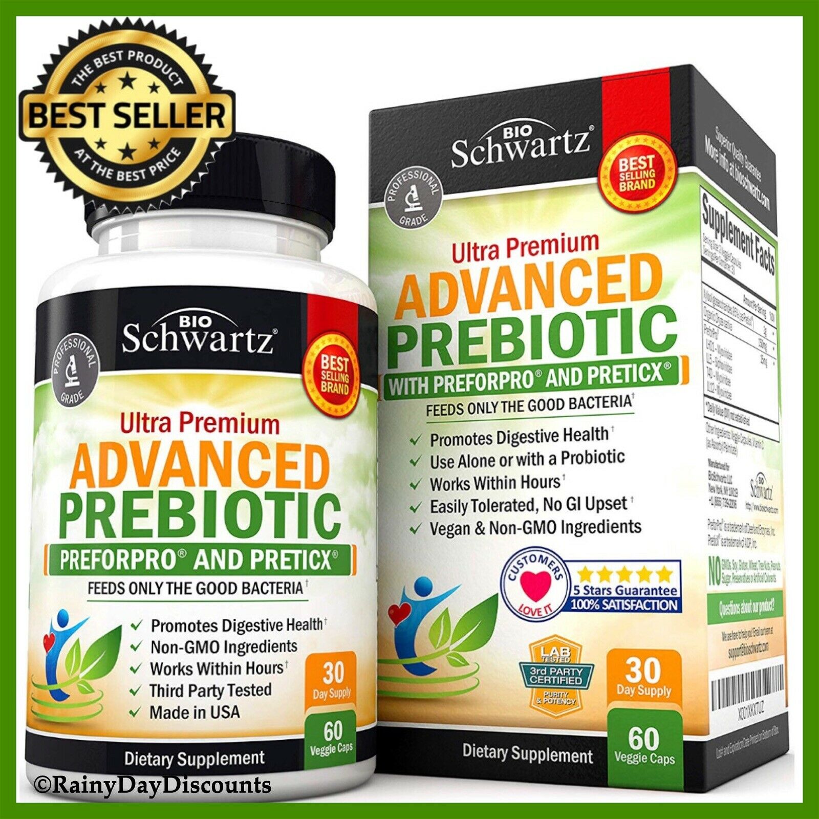Bio Schwartz Prebiotic + Probiotic