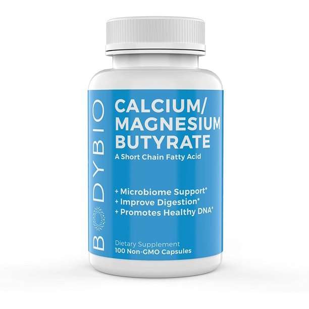 BodyBio Butyrate with Calcium &  Magnesium
