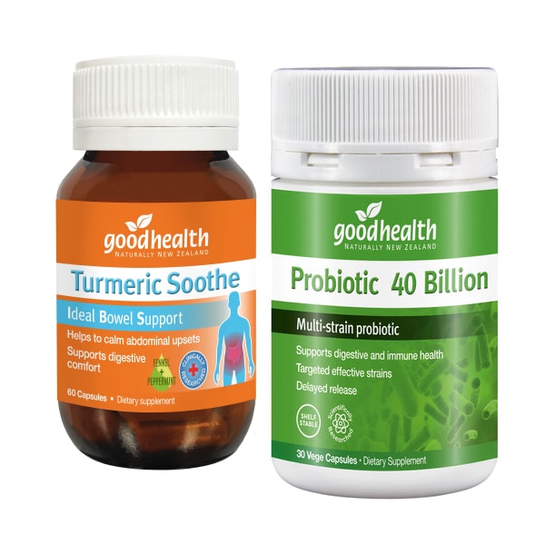 Buy [CLEARANCE] Good Health Turmeric Soothe + Probiotic 40 Billion ...