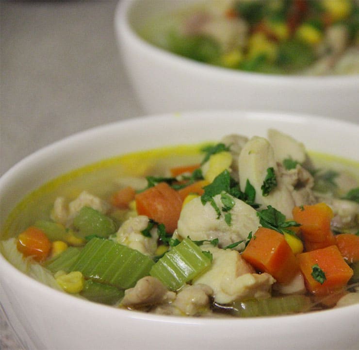 Chicken Noodle &  Vegetable Soup