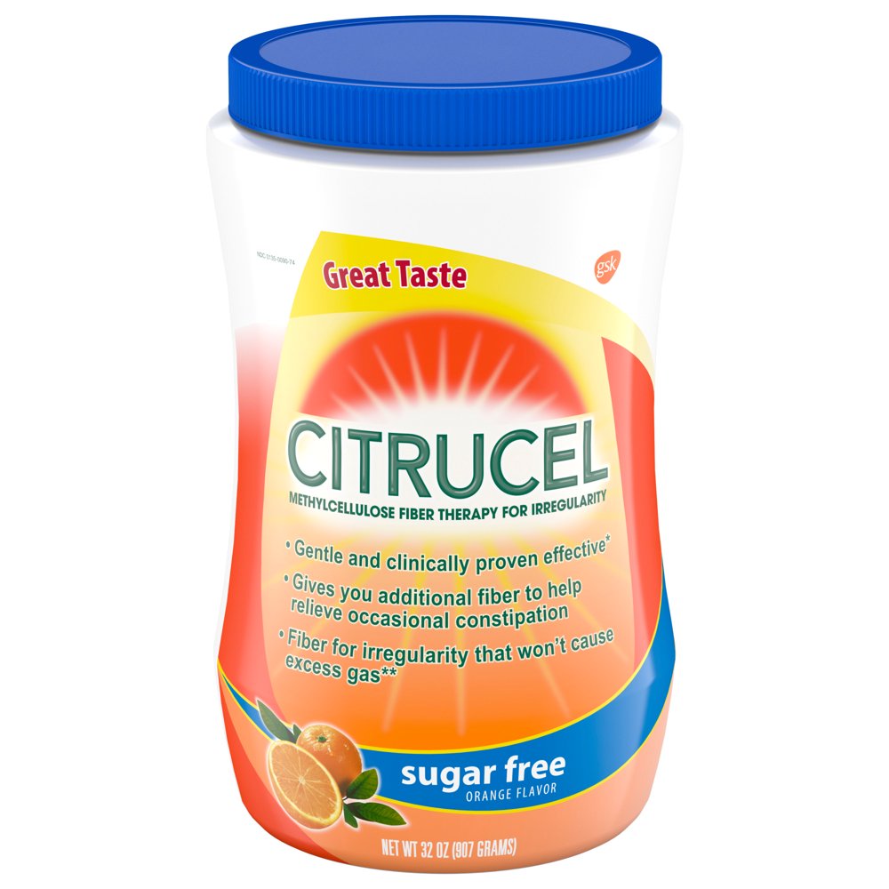 Citrucel Fiber Therapy Powder for Constipation Relief ...