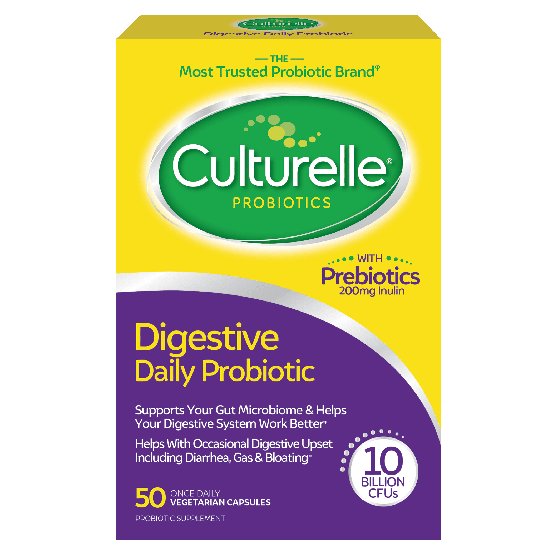 Culturelle Digestive Health Daily Probiotic Capsules, 50 Ct