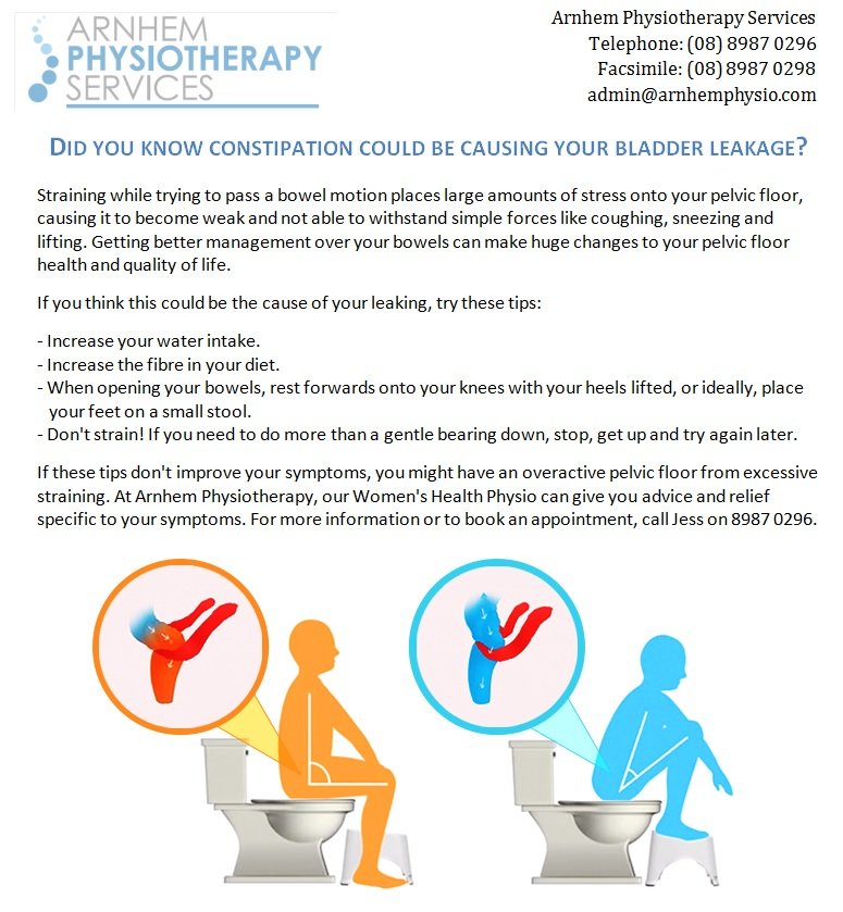 Did you know constipation could be causing your bladder ...