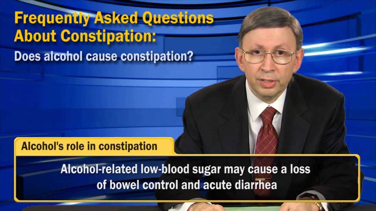 Does Alcohol Cause Constipation?