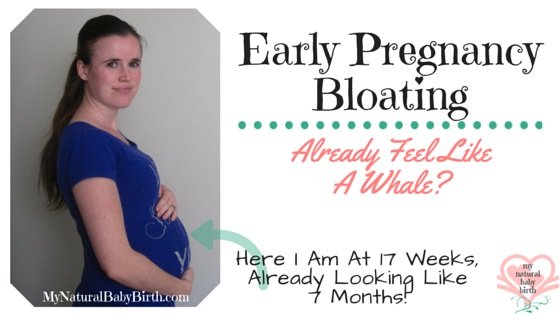Early Pregnancy Bloating  Already Feel Like A Whale