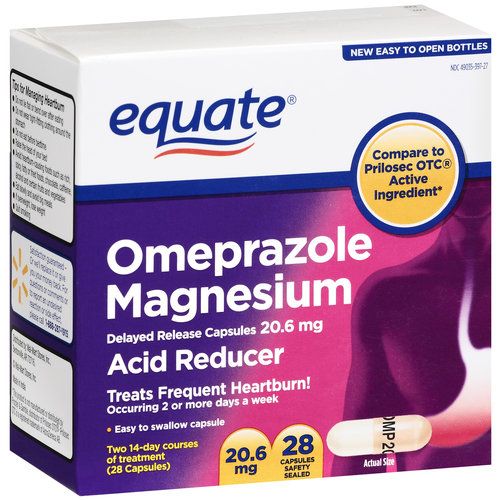 Equate Omeprazole Magnesium Capsules 20.6mg, 28ct Reviews 2021