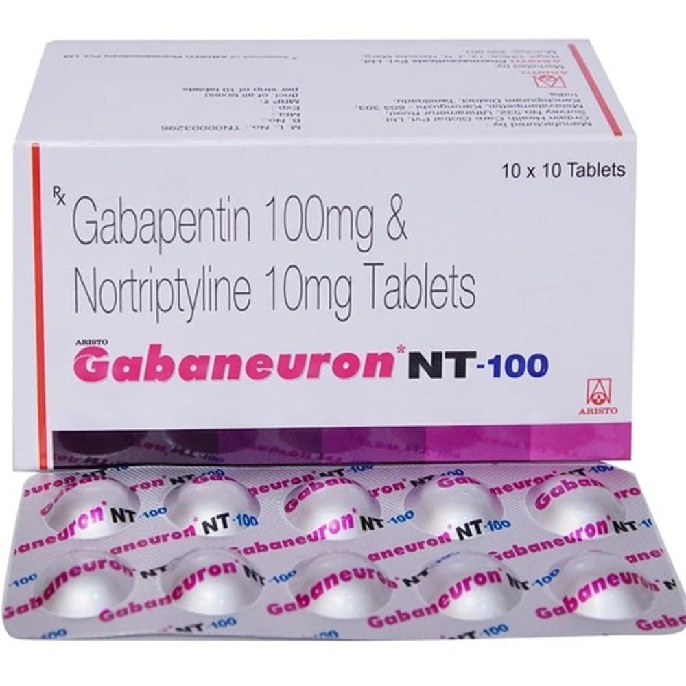 Gabapentin With Nortriptyline Tablets, 1 Strip Of 15 Tablets at Rs 428 ...