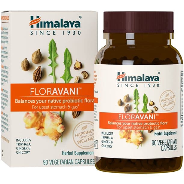 Himalaya FlorAvani, Balances Your Probiotic Flora, for Digestion, Gas ...