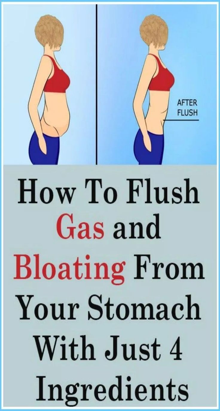 How To Flush Gas And Bloating From Your Stomach With Just ...