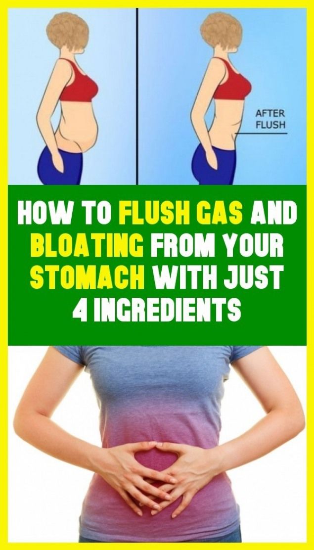 How to flush gas from your stomach with only four ingredients