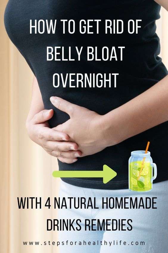 How to get rid of belly bloat overnight: With 4 natural homemade drinks ...