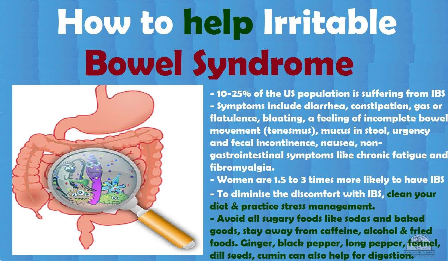 How to help Irritable Bowel Syndrome