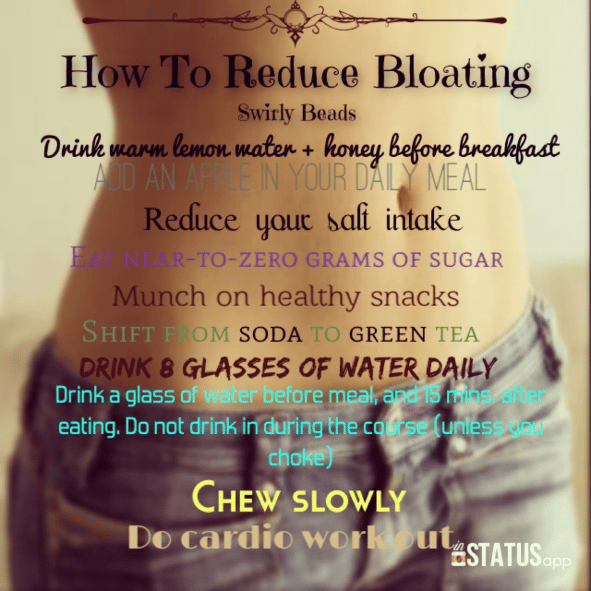 How to reduce bloating #reduceweight in 2020