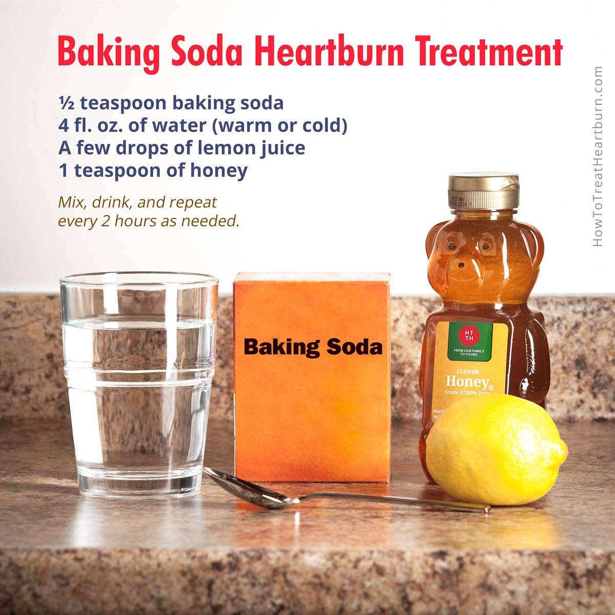 How To Use Baking Soda For Heartburn Relief With Recipes (With images ...