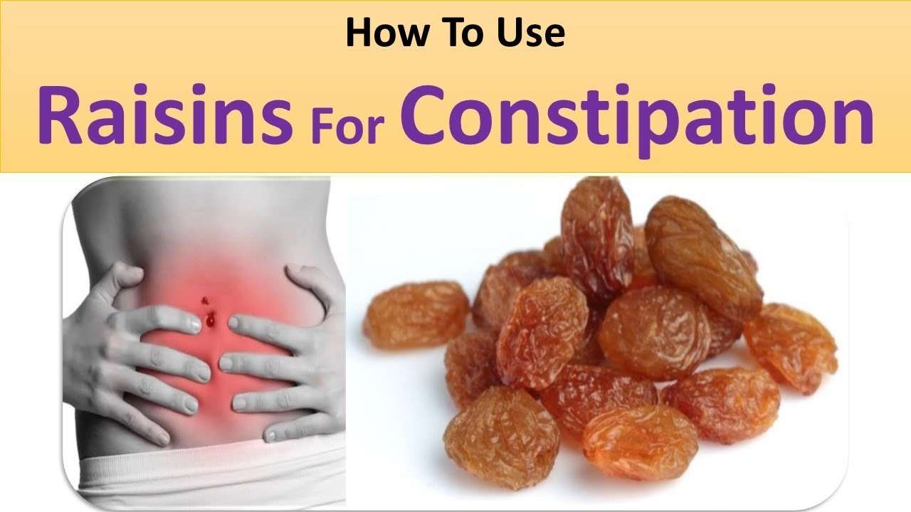 How To Use Raisins For Constipation
