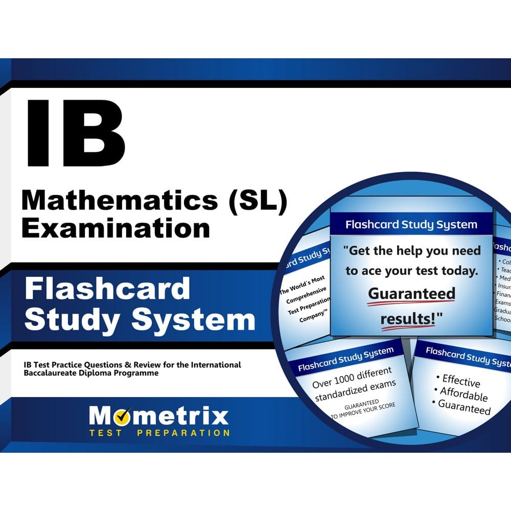 Ib Mathematics (SL) Examination Flashcard Study System : Ib Test ...