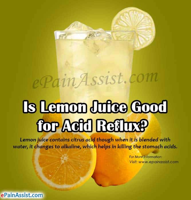 Is Lemon Juice Good for Acid Reflux?