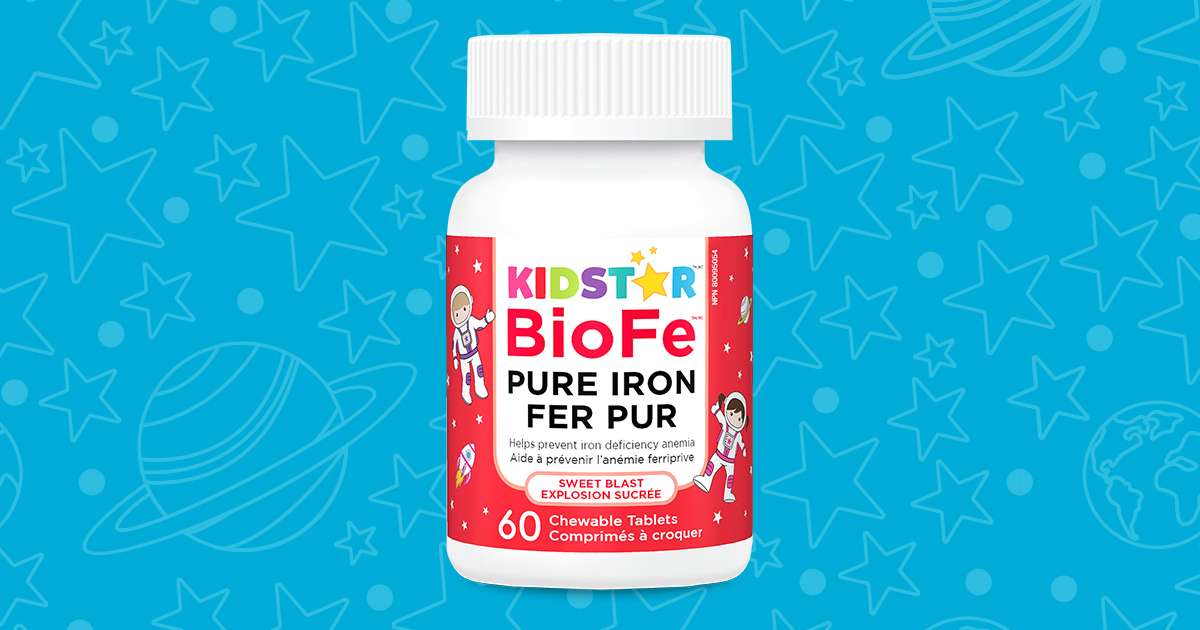 KidStar BioFe Pure Iron Chewable Tablets