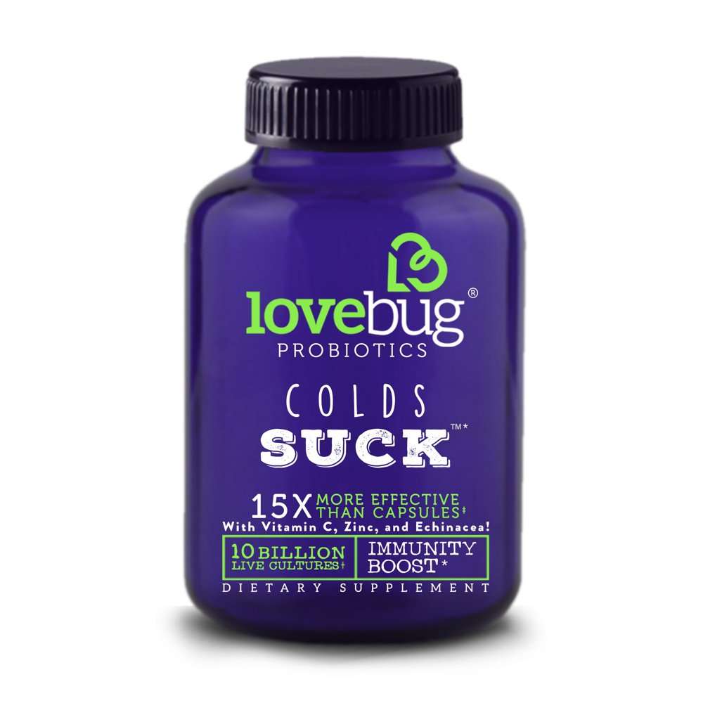 LoveBug Probiotics Colds Suck, 5 Billion CFU, 30 Count