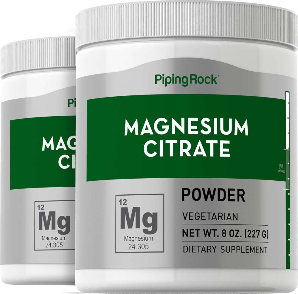 Magnesium Citrate Powder 2 x 8 oz. (227 g)