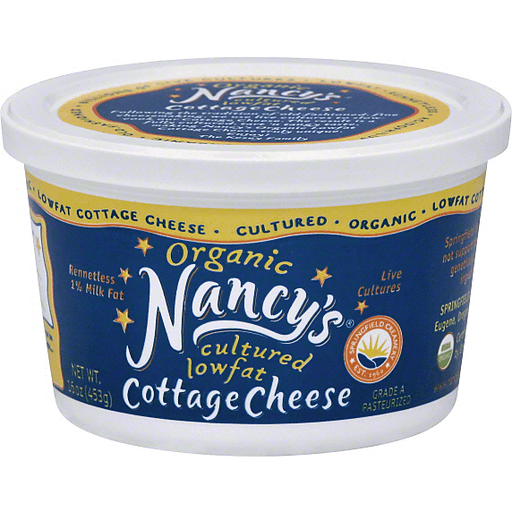 Nancys Cottage Cheese, 2% Milkfat, Probiotic, Low Fat, Organic