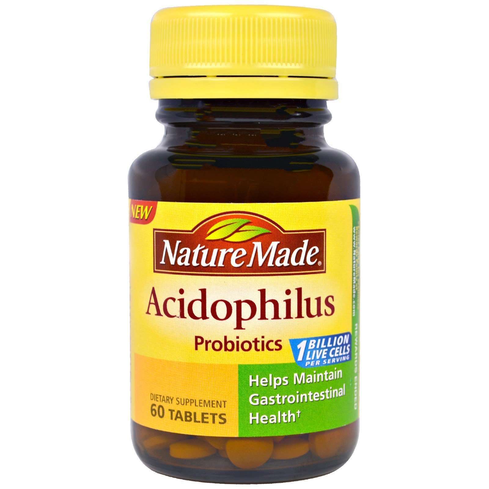 Nature Made, Acidophilus Probiotics, 60 Tablets