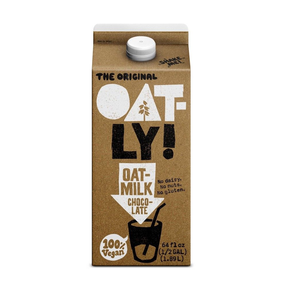 Oatly Oat Milk Label ~ Gerd Treatment Book