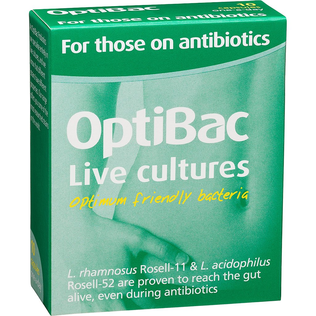 Optibac Probiotic for Those on Antibiotics 10 Capsules at ...