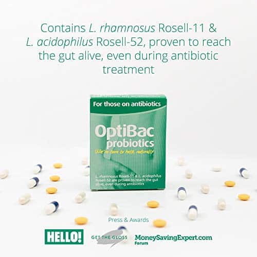 OptiBac Probiotics for Those on Antibiotics