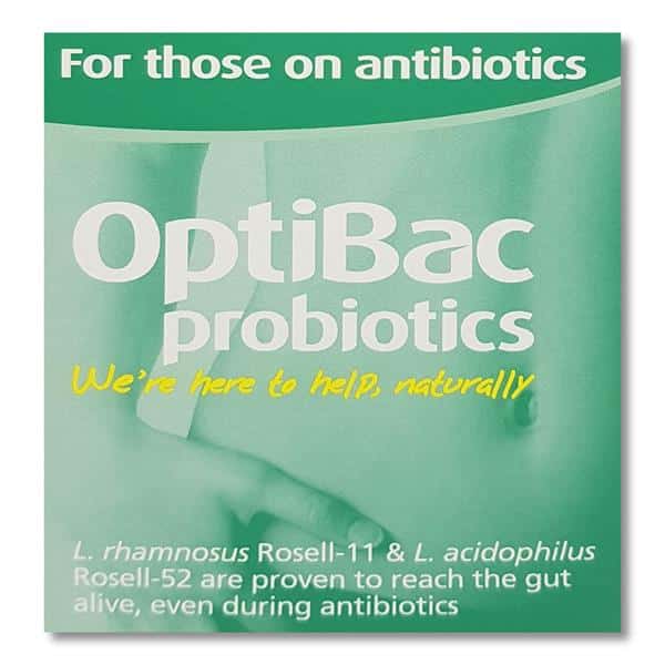 Optibac Probiotics For Those On Antibiotics 10 Pack