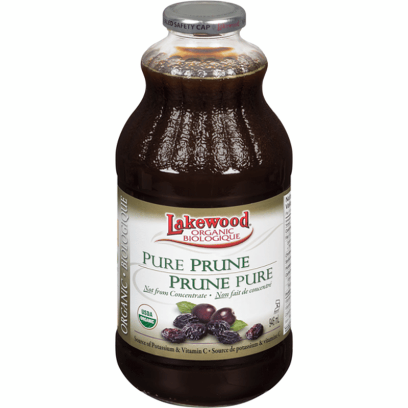 Organic Sugar Free Prune Juice : Lakewood Organic 100% Juice Pure Prune ...