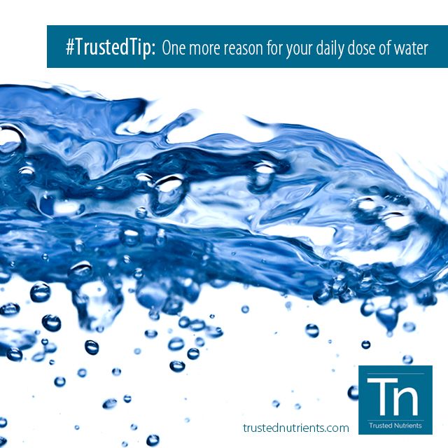 Our weekly #TrustedTip: Drinking 64 ounces of water daily will help ...