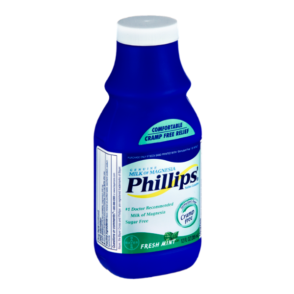 Phillips Milk of Magnesia Fresh Mint Saline Laxative Reviews 2021