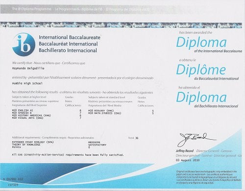 Physical IB diploma : IBO