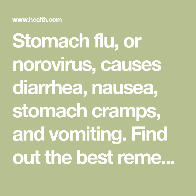 Pin on Stomach flu remedies