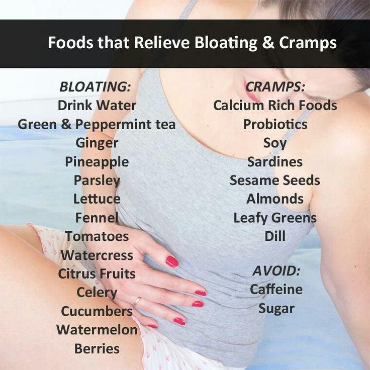 Relief from Cramps/ Bloating