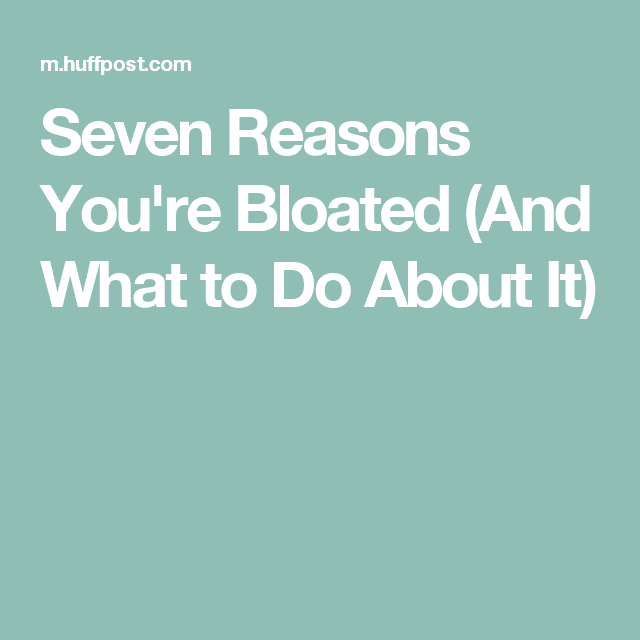 Seven Reasons You