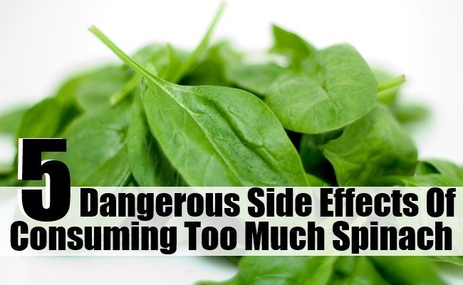 Spinach Benefits and Side Effects(Eating Too Much Spinach ...