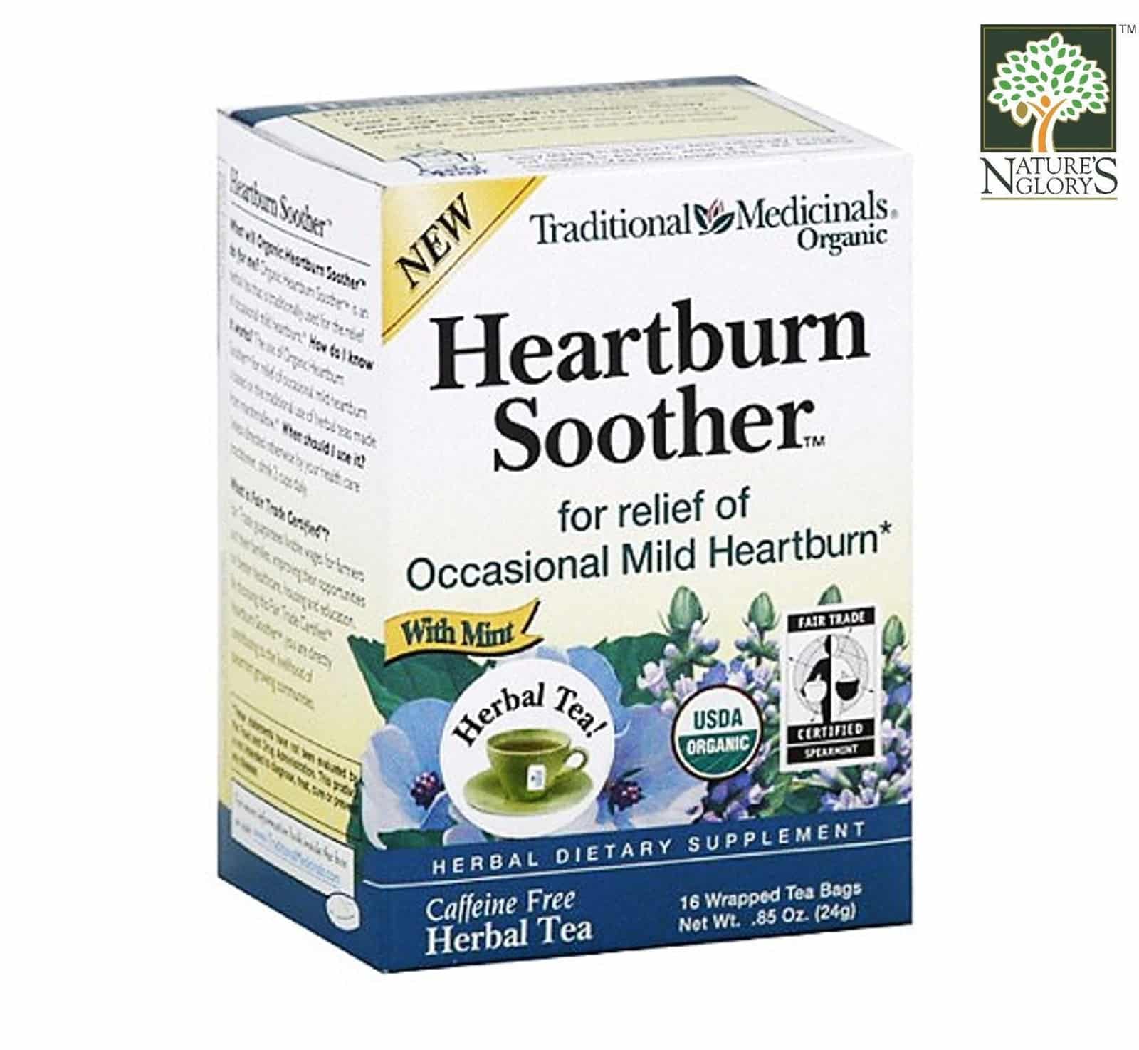 Traditional Medicinals Heartburn Soother Tea 16bags Organic