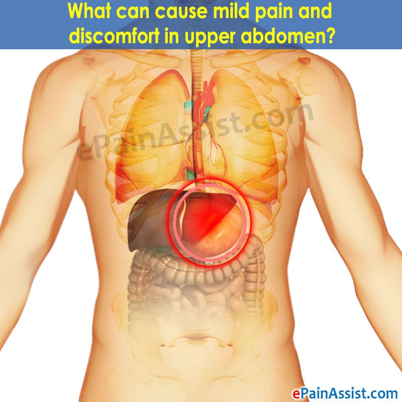 upper stomach pain