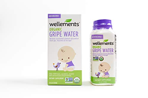 Wellements Organic Gripe Water, 4 Fl Oz, Eases Babys ...